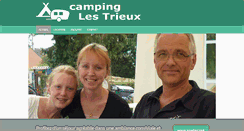 Desktop Screenshot of campinglestrieux.be